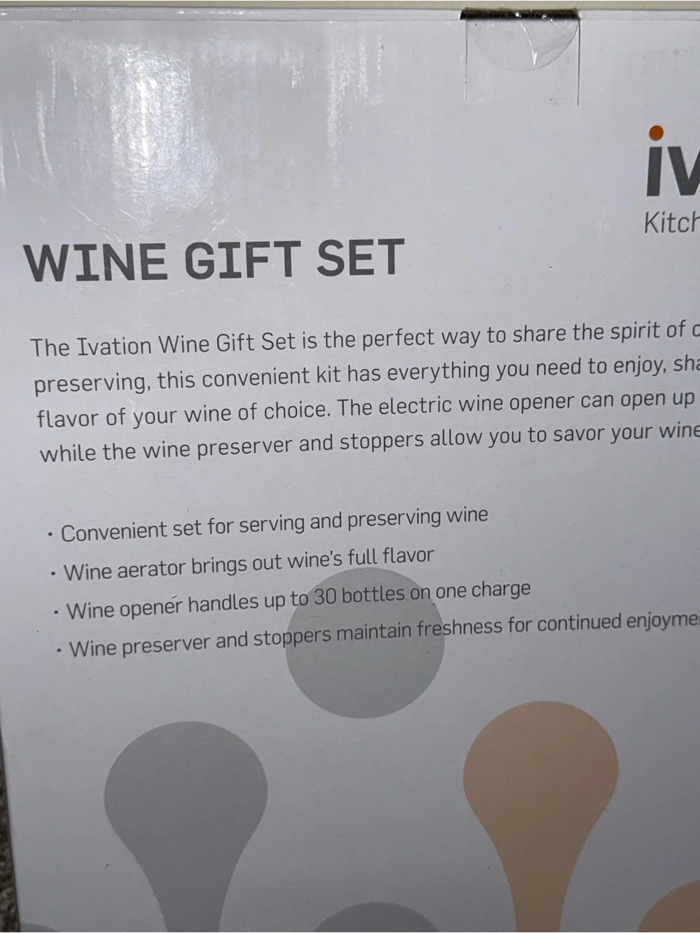Wine gift set in box